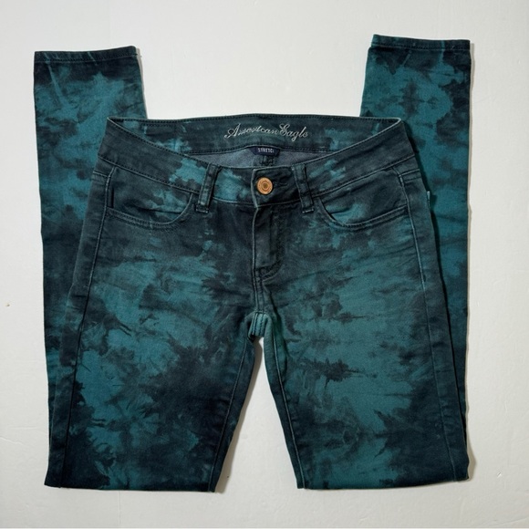 American Eagle Outfitters Tie Dye Jeggings - Picture 4 of 8